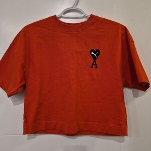 PUMA & Ami orange tshirt